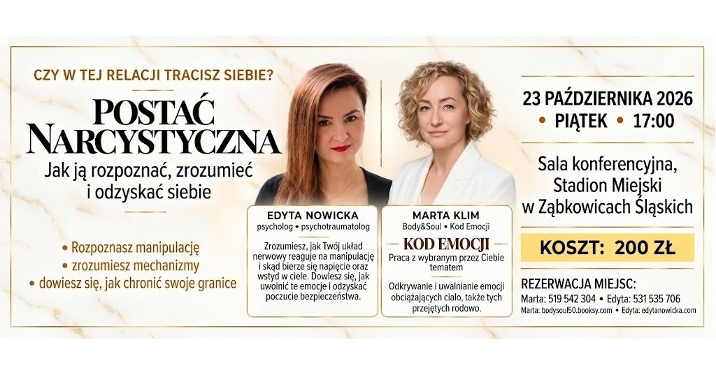 Zapraszam Cię na Warsztaty!